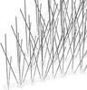 Pigeon Spikes Stainless Steel Bird Repeller Set Deterrent Anti Bird Pigeon Squirrel Cats Repellent for Garden Fence Roof
