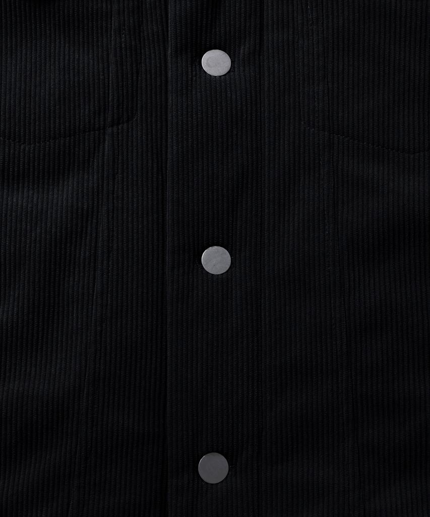 Musinsa Standard Corduroy Oversized Padded Trucker Jacket [Black]