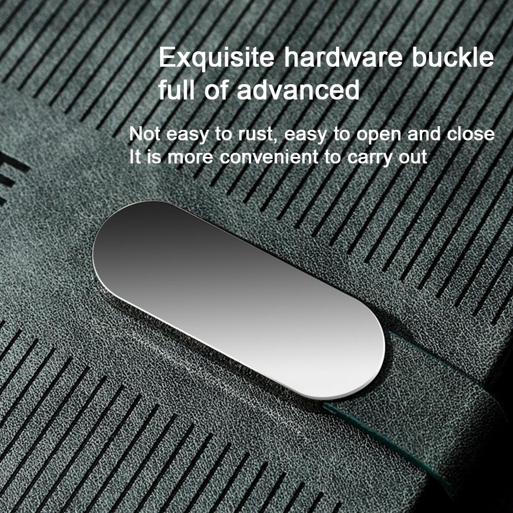 (Логотип можно выгравировать) Деловой кожаный блокнот А5 с пряжкой, студенческий блокнот, протоколы встреч, дневник, предметный блокнот