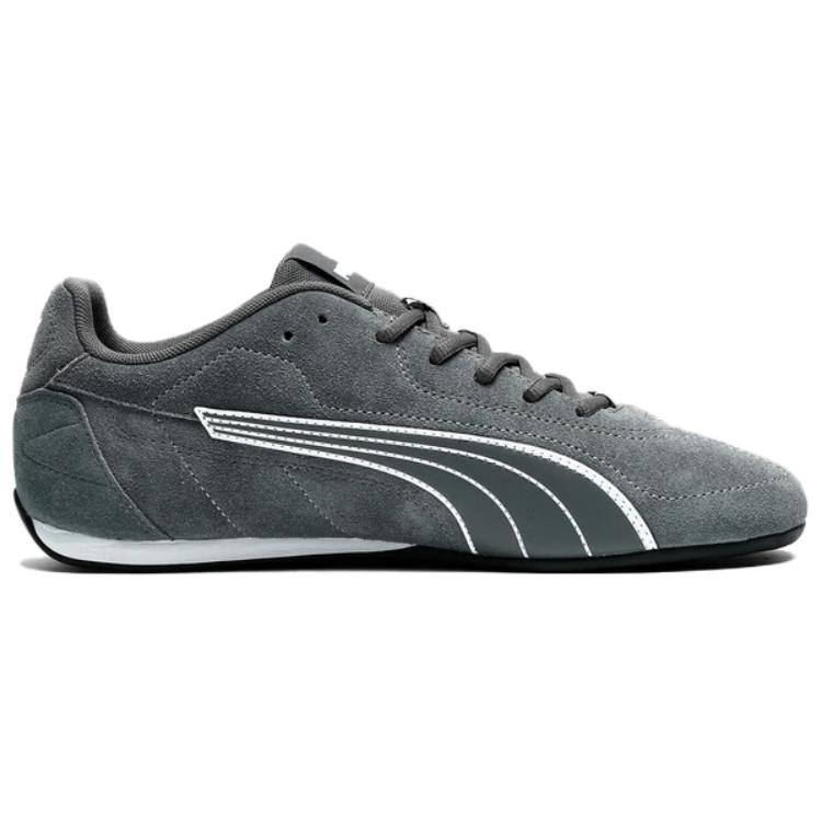 Puma Поймай Удобные Мягкие Низкие Повседневные Кроссовки Унисекс серый 402681-13