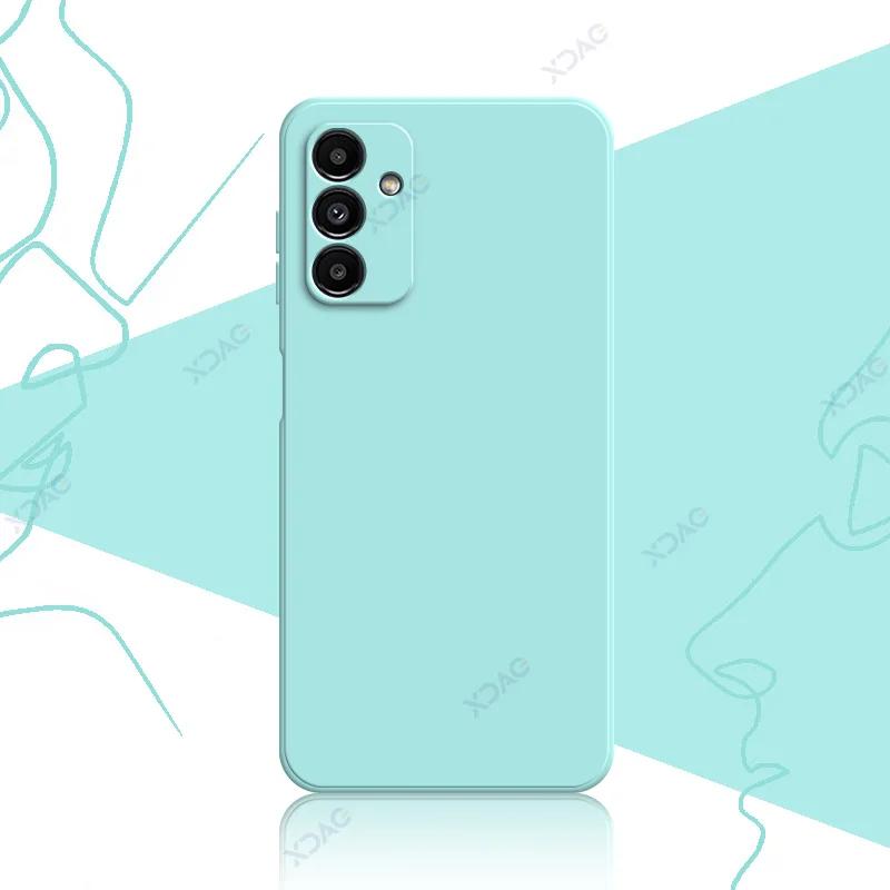 Милые модные силиконовые чехлы для Samsung Galaxy A13 A23 A33 A53 A73 5G SamsungA13 SamsungA23 360 Soft Square Liquid Armor