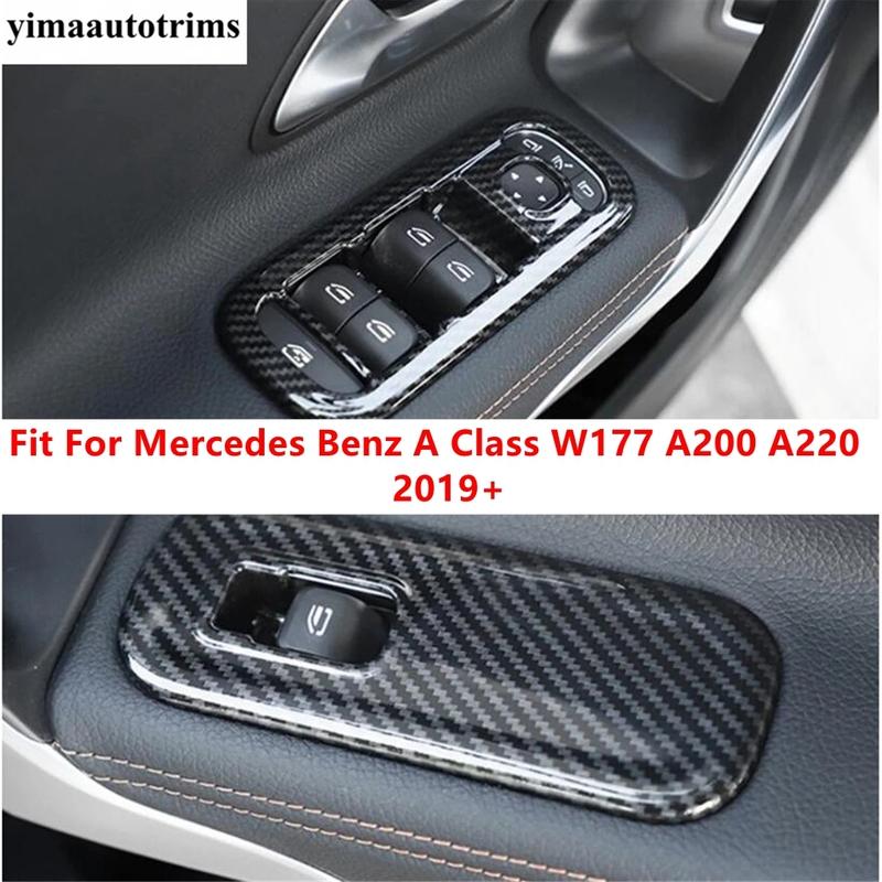 Car Door Armrest Window Lift Button Control Panel Cover Trim Accessories For Mercedes Benz A Class W177 A200 A220 - 2024