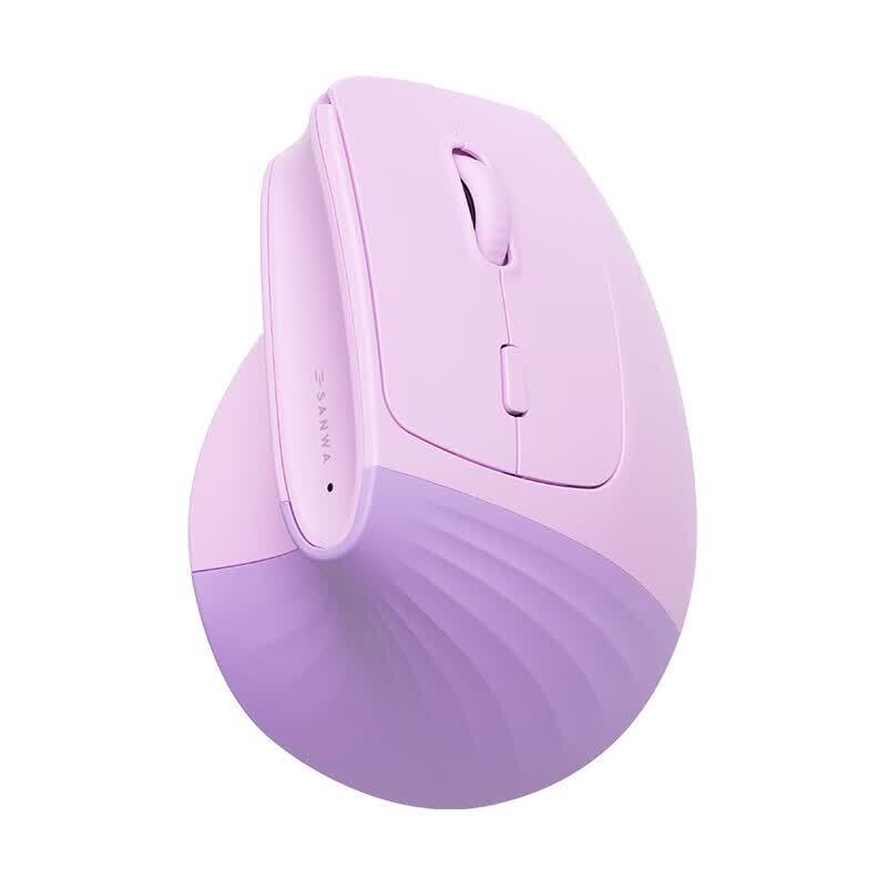 Sanwa GMAERGWBT22V Ergonomic Wireless Dual Mode Mouse