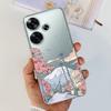 For Xiaomi Poco F6 Case Popular Butterfly Flower Soft Clear Silicone TPU Back Cover For Xiaomi Poco F6 5G F 6 PocoF6 Phone Cases