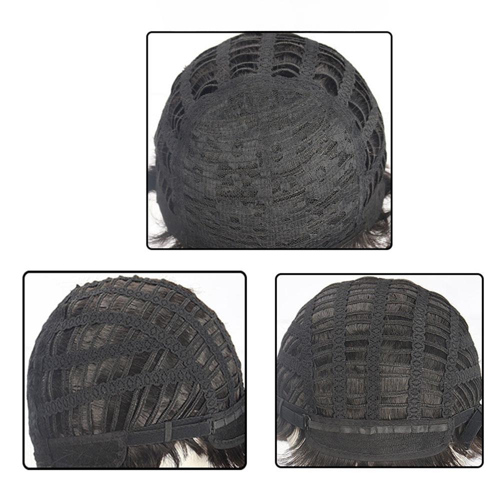 Мужские натуральные волосы короткие прямые