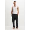 H M Jersey Jogger Pants Regular Fit 2 Piece Set Grey Melange