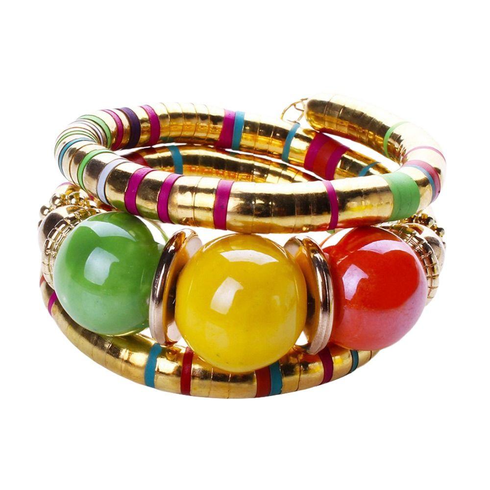 Браслет из сплава в виде змеи, трехслойный браслет, креативный подарок, многослойный браслет