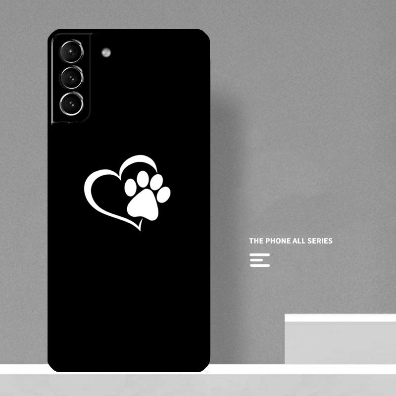 Dog Paw Phone Case For Samsung Galaxy S25 S26 Ultra S20 S21 S22 S23 S24 Plus S10 S25 FE Cover Coque