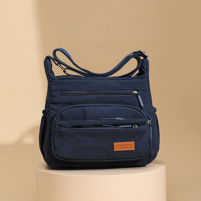 Множество карманов Нейлоновые кошельки и сумки Женская сумка через плечо Роскошные женские сумки Дизайнерские сумки кроссбоди для женщин