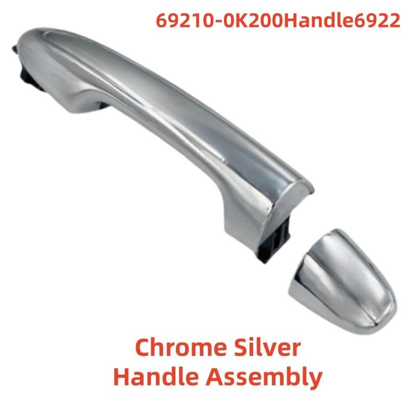 69210-0K200 Handle 6922 Chrome Accessories Tools For Toyota Hilux Revo 2015 2016 2017 2018 Glossy Black Handle Assembly
