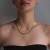Змеиное колье 4 мм (silver925)(2color)