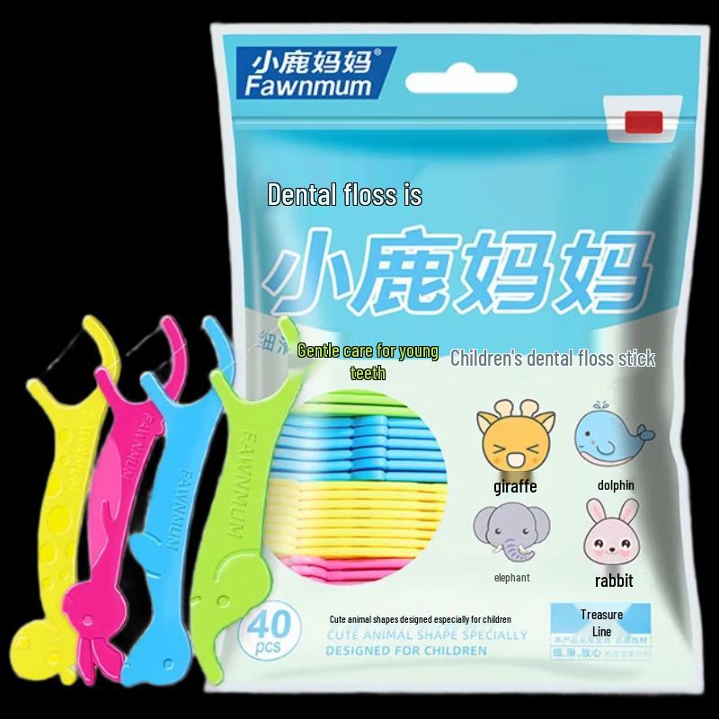 Little Deer Mom Disposable Dental Floss Picks