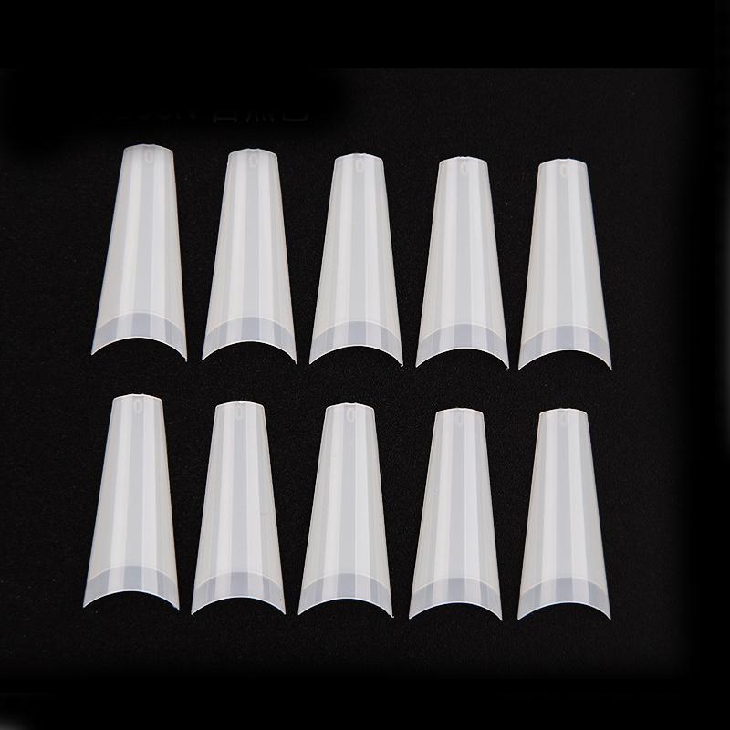 500 шт. прозрачных натуральных французских балетных накладных акриловых ногтей, УФ-гель, ультрагибкие накладные ногти, маникюрные инструменты своими руками