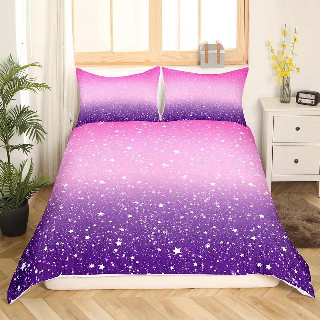 Синий омбре пододеяльник двуспальный размер океан морской синий белый градиент однотонный мягкий комплект постельного белья современный абстрактный арт одеяло покрывало