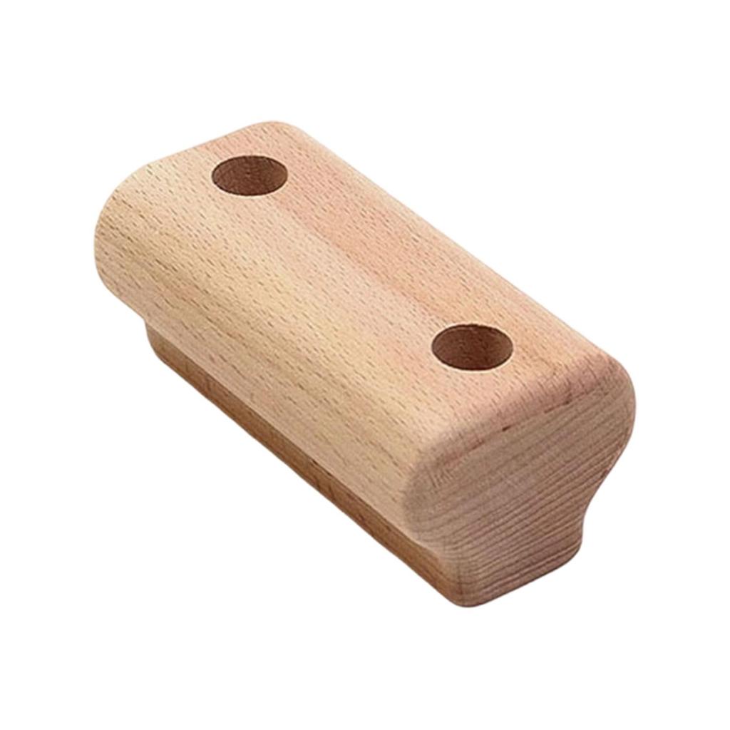 Wood Rock Wall Climbing Hold Portable Wooden Grip Fingerboard for Finger Strength Kids