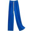 Qianqianye Pattern Wide-leg Pants Women's Summer New Pleated Drape Loose Straight-leg Pants Children's Fashion Versatile Casual Pants