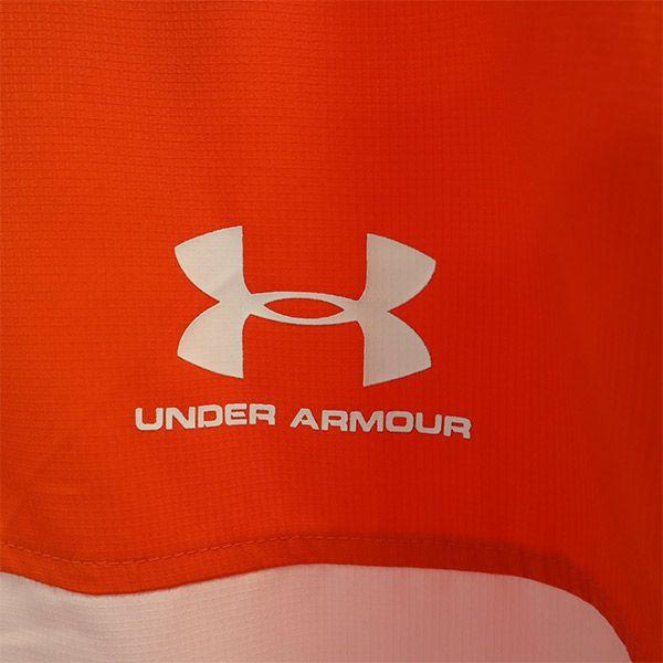 Неиспользованный UNDER ARMOUR Принт тренировочный Лонгслив Худи на молнии LG Мужской Б/У