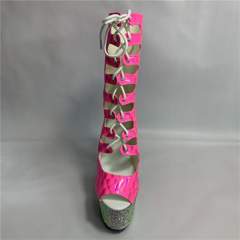 Рыбья чешуя летние туфли из вискозы среднего размера рыбий рот британский стиль модные ботинки водонепроницаемый стол низкие трубчатые модные крутые ботинки