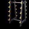 EM1055 Adjustable Barbell Bar Rack