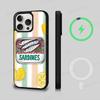 Чехол Sardines для Magesafe с магнитной беспроводной зарядкой для iPhone 17 16 11 12 13 14 15 Pro Max Plus