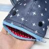 1Pc Creative Shark Star Pencil Case Cute Funny Shark Mouth Zipper Pencil Pouch Shark Stationery Storage Bag Gifts Organizer