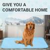 Dog Cooling Mat Ice Silk Cooling Pad Washable Pet Cool Bed Breathable Sleeping Mat for Large Dogs Cats