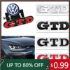 2026 Горячий Для VOLKSWAGEN VW 3D Металл GTD Логотип Автомобиль Задний Багажник Значок Наклейка Передняя Решетка Эмблема Для VW Polo Golf 4 5 6 7 GTD MK4 MK