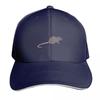 Cute grey rat illustration Baseball Cap Luxury Cap Streetwear Icon Anime Unisexs Caps Womens