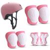 Kids Skateboarding Safety Gear Set With Helmet Knee Elbow Wrist Guards Roller Skating Scooter Cycling Outdoor Sports