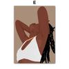 Fashion Black Woman Girl Beautiful Gold Ring Necklace Nordic Posters And Prints Canvas Painting Wall Art Living Room Home Decor