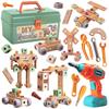 Electric Drill Toy 3D Repair Assembly STEM Educational Birthday Gift for Boys and Girls Ages and Includes Storage Box and Assembly Diagram Mercs-X