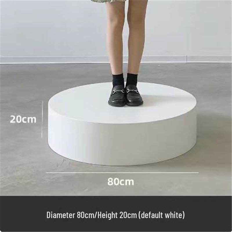 Cylindrical Adjustable Broadcast Stand & Mannequin Base for Wedding Dress Displays