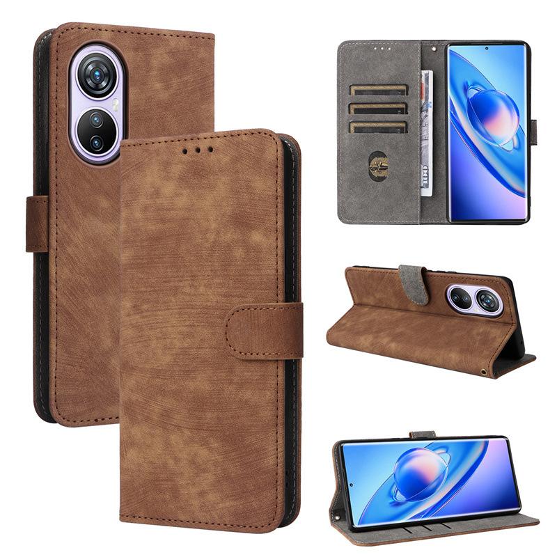 Кожаный флип-чехол для Blackview A200 Pro PU чехол для телефона полная защита корпуса противоударный с [блокировкой RFID]