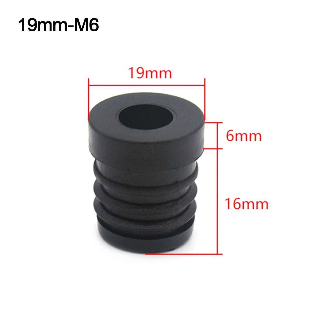 Plastic Pipe Inner Plug Black Furniture Adjustable Feet Dust Cover Nut Hole Plug Table Chair
