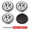 4PCS VW 56mm 63mm 65mm 70mm Car Wheel Center Hub Caps Cover accessories For Volkswagen Golf Polo Passat Touran CC B5 B6 B7 JettaNB5