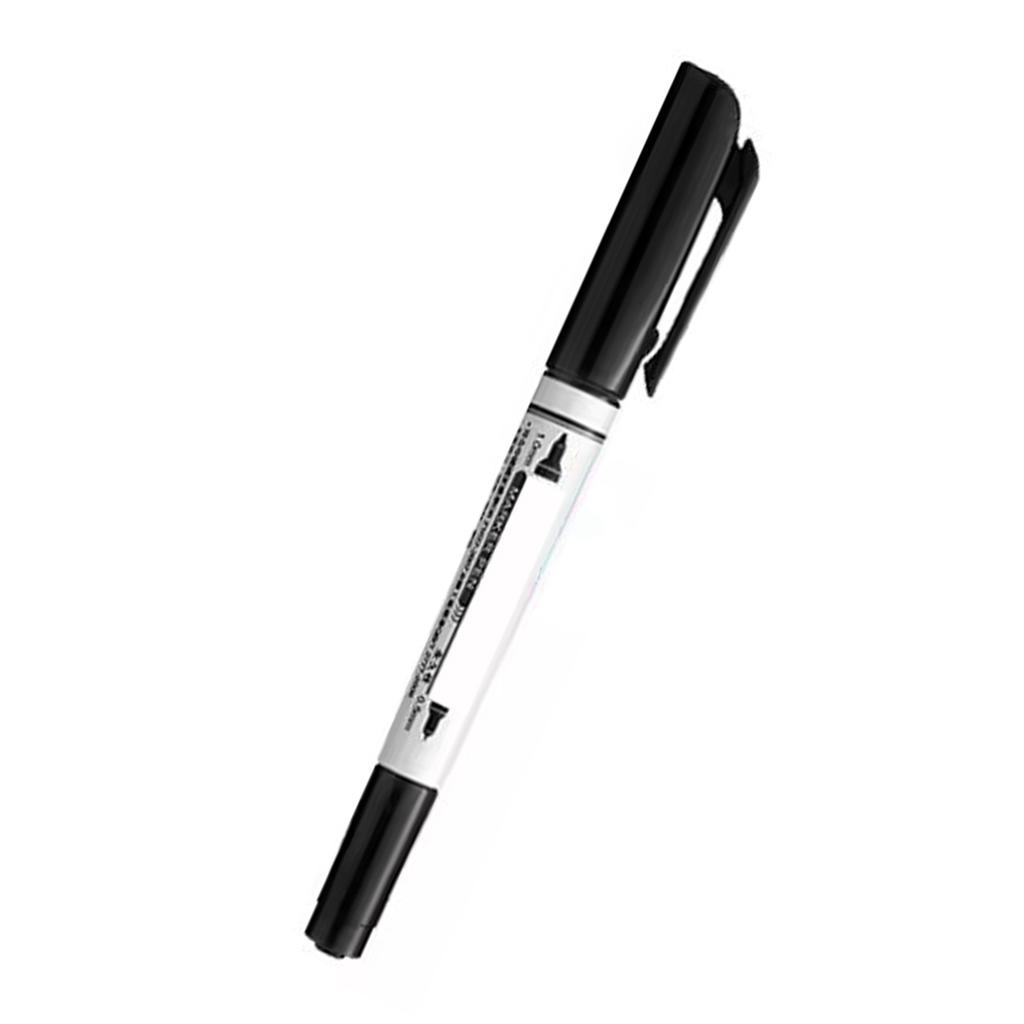 Масляный маркер с двойным наконечником, без запаха, многоцелевой, для офиса, учебы, рисования