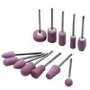 12 Pcs Abrasive Mounted Stone For Rotary Tools Grinding Wheel Head Accessories Carbide Ceramic Nail Drill Bit Set Manicure Milling Cutter Sanding