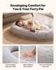 VEVOR Human Dog Bed, 51.97 x 33.86 x 9.45 inch Orthopedic Memory Foam Human Sized Dog Bed, Humans Pet Beds with Side Pocket, Handle & Zipper
