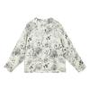 LUSON Children's Summer National Style Flower Material Shirt