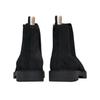 Boss Mens Signature Stripe Suede Taped Chelsea Boots