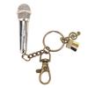 Miniature Mic Model Lifelike Decoration Exquisite Musical Instrument Ornament for Desk Display