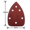 50PCS 140*98*mm 6 Hole Sanding Sheets Triangle Mouse Detail Sandpaper Hook & Loop  Grits Abrasive Sanding Disc For Wood Sanding