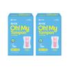 White Oh My Tampons, Regular Size, 12 Tampons Per Pack × 2 Packs
