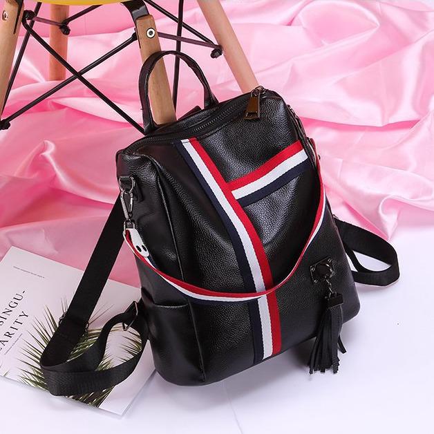 Кулон-лента Медведь Двусторонний плечевой рюкзак для женщин