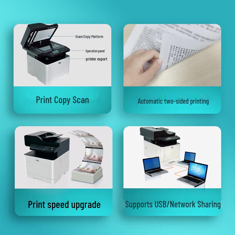 LANXUM A4 Color Multifunction Printer GA7330cdn CN plug (adapter included)