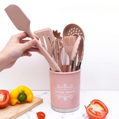 10/11 шт. силиконовая кухонная утварь с антипригарным покрытием кухонная утварь набор лопатка лопатка для взбивания яиц набор инструментов для приготовления пищи