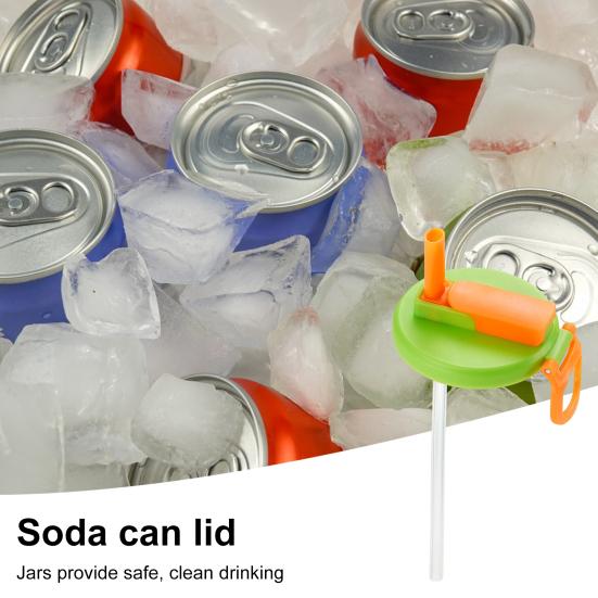 Крышка для банки из-под газировки 1/2/4 шт., многоразовая крышка для банки без содержания бисфенола А