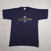 Винтажный ул.. Мужская футболка Louis Rams 2001 NFL NFC Чемпионы Размер L Темно-синяя All Sport