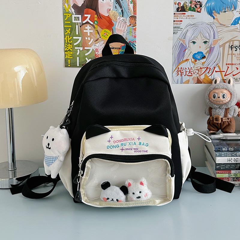 The New Schoolbag Is High-value, Fresh and Sweet, Candy-colored Backpack, Lightweight and Large-capacity Backpack for Junior High School Students.