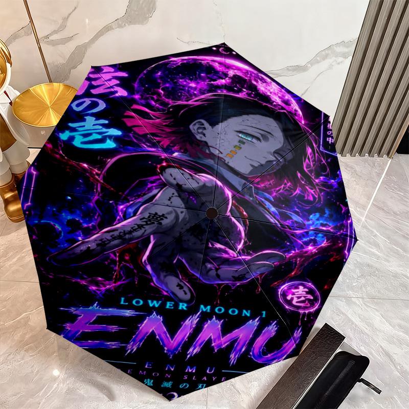 Japanese-style cartoon Demon Slayer Kamado Tanjiro & Kamado Nezuko umbrella including home travel and outdoor activities Multi functional umbrella 28